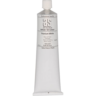 Gray Art Spectrum Oil Paint 150mL Titanium White  S1 Oil Paints