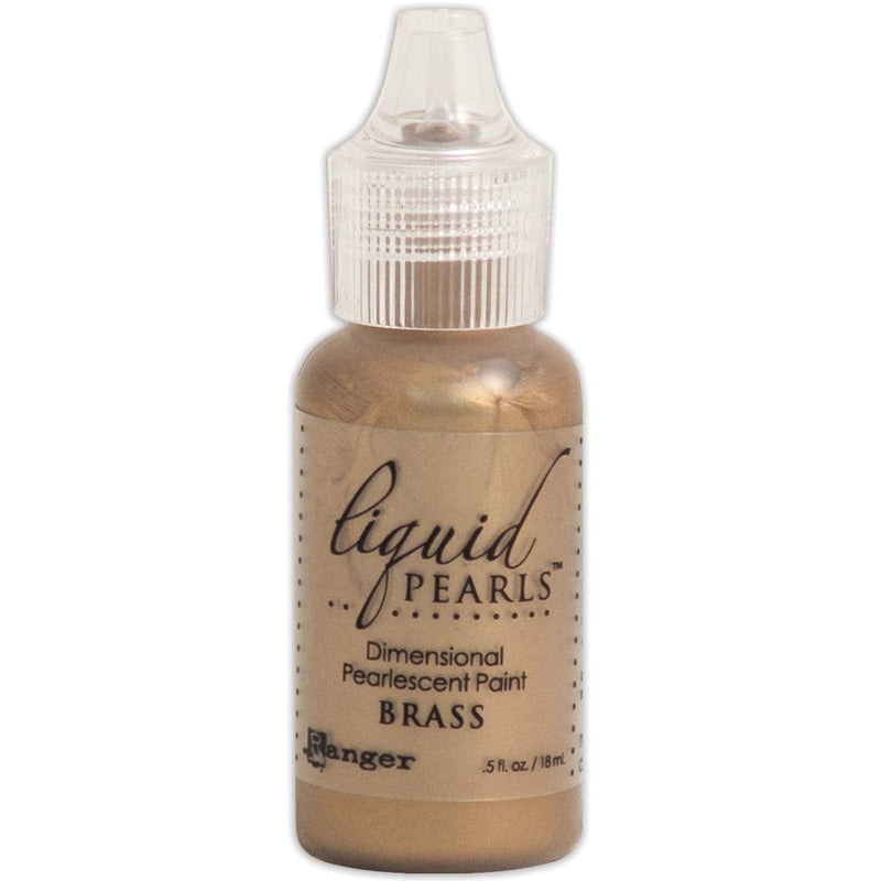 Rosy Brown Liquid Pearls Dimensional Pearlescent Paint 14ml-Brass Dimensional Craft Paint