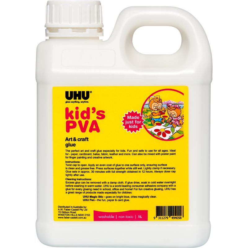 Beige UHU Kids PVA 1litre Kids Glues