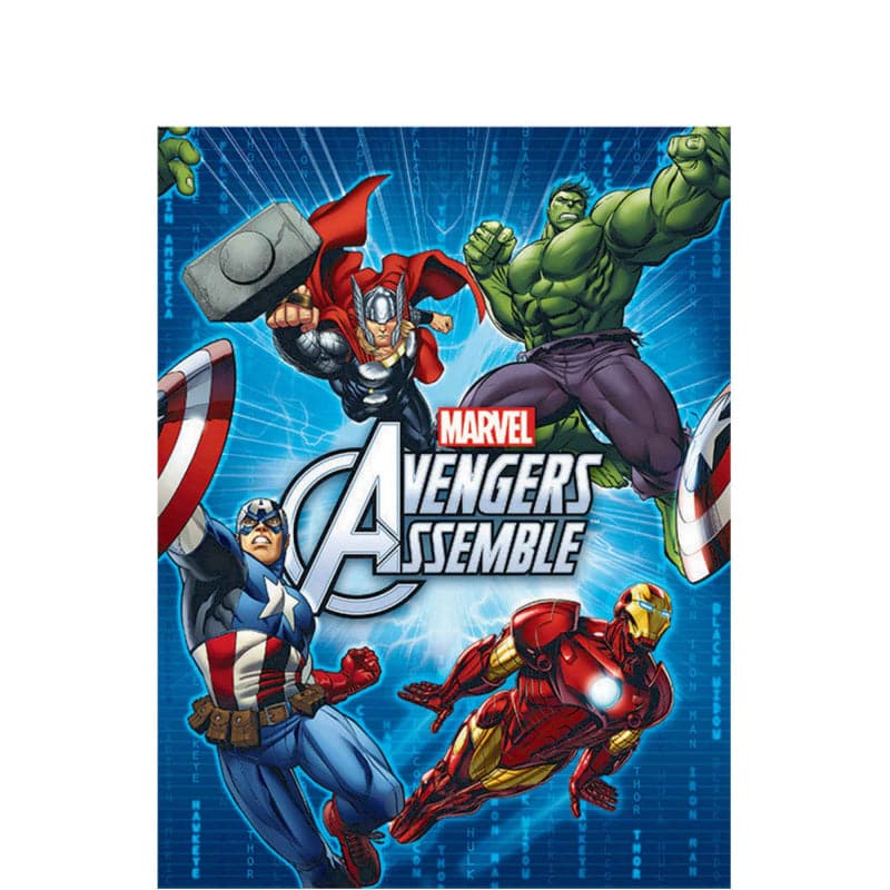 Dark Slate Gray Avengers Assemble Tablecover Plastic 1.37m x 2.43m Party Supplies