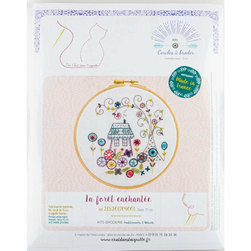 Gray The Enchanted Forest - Embroidery Kit 15cm Needlework Kits