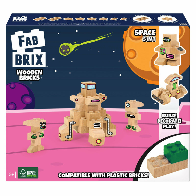 Pale Violet Red FabBrix - Space Kids Educational Games and Toys