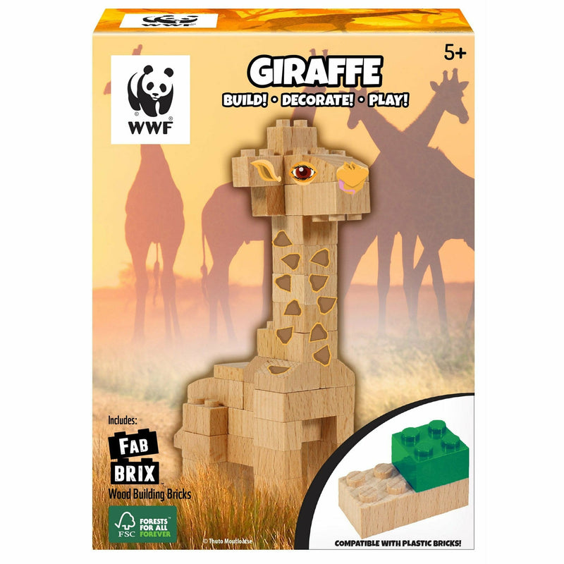 Tan FabBrix - WWF - Giraffe Kids Educational Games and Toys