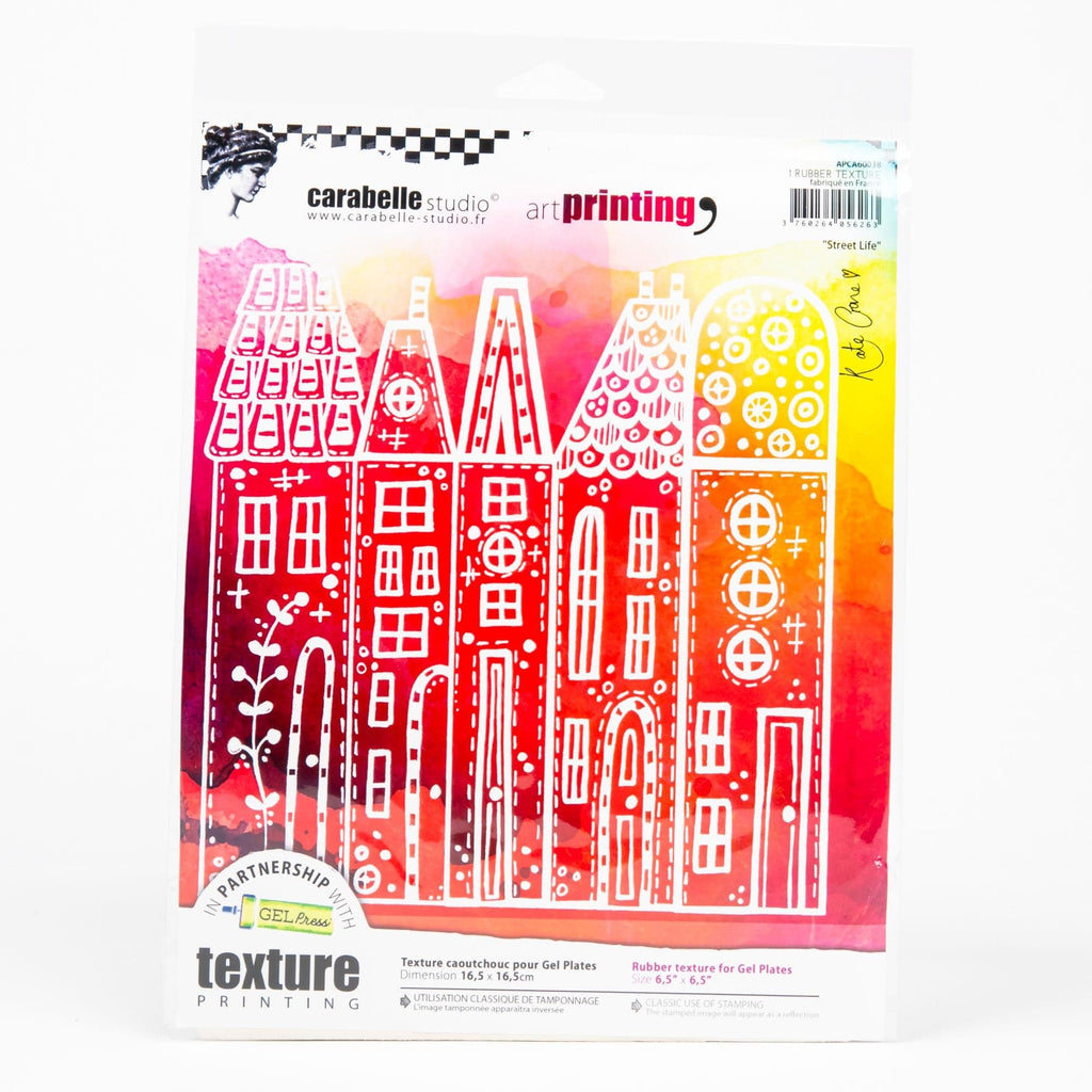 Carabelle Studio Art Printing Square Rubber Texture PlateStreet Life