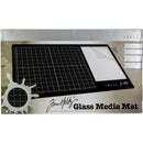 Black Tim Holtz Glass Media Mat 60x36cm Papercrafting Tools