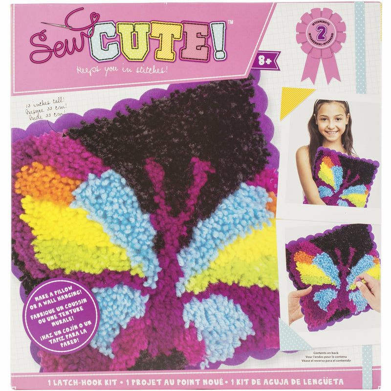 Dark Slate Gray Sew Cute! Latch Hook Kit

 Butterfly Needlework Kits