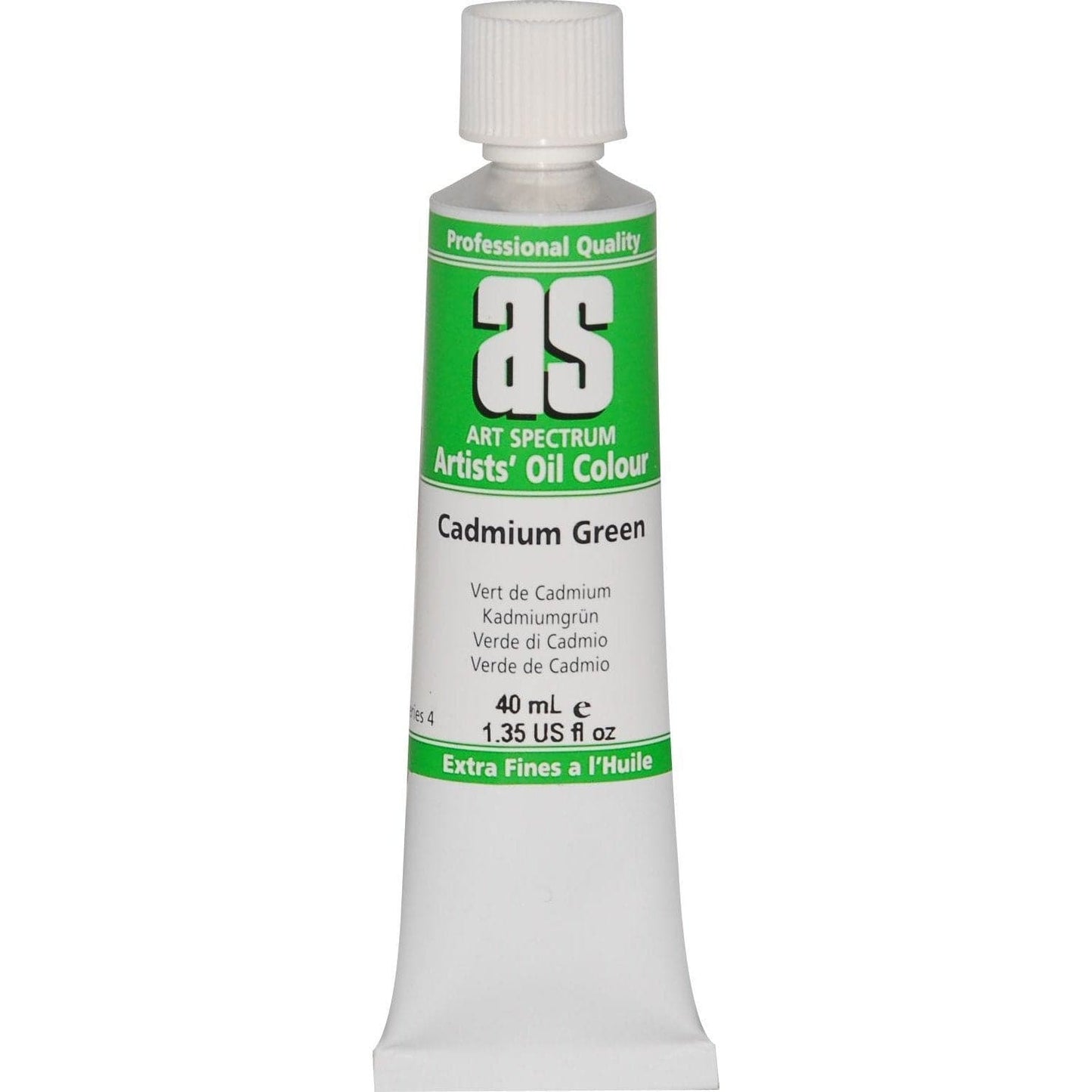 Medium Sea Green Art Spectrum Oil Paint 40mL Cadmium Green  S4 Oil Paints