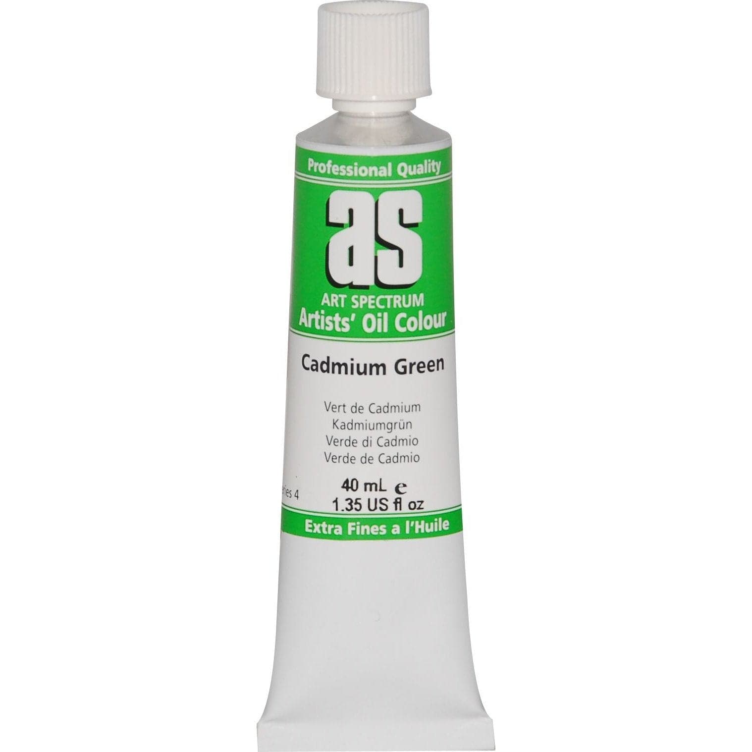 Medium Sea Green Art Spectrum Oil Paint 40mL Cadmium Green  S4 Oil Paints