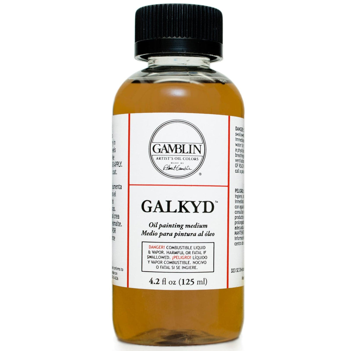 Black Gamblin Galkyd Medium 125ml/ 4.2oz Oil Paints