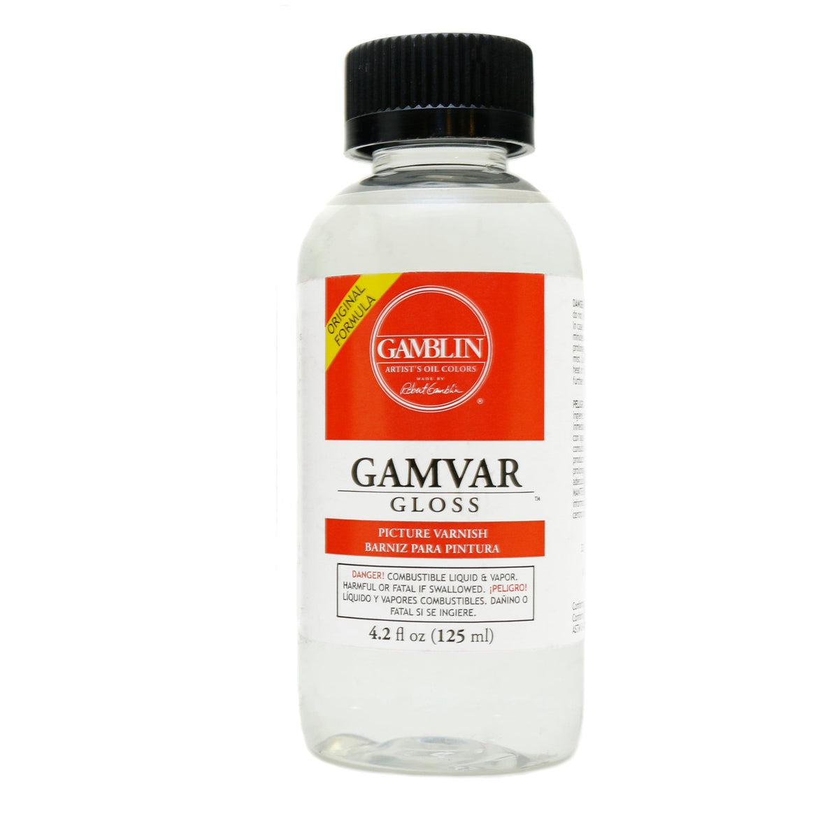 Beige Gamblin Gamvar Picture Varnish Gloss 125ml/4.2oz Oil Paints