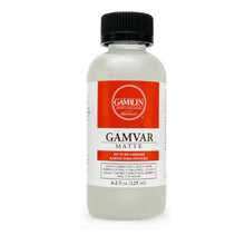 Light Gray Gamblin Gamvar Picture Varnish Matte 125mL/4.2Oz Oil Paints
