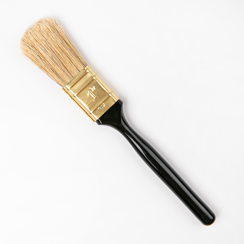 Dark Khaki Bob Ross Oval Bristle Brush 1" Paint Brushes