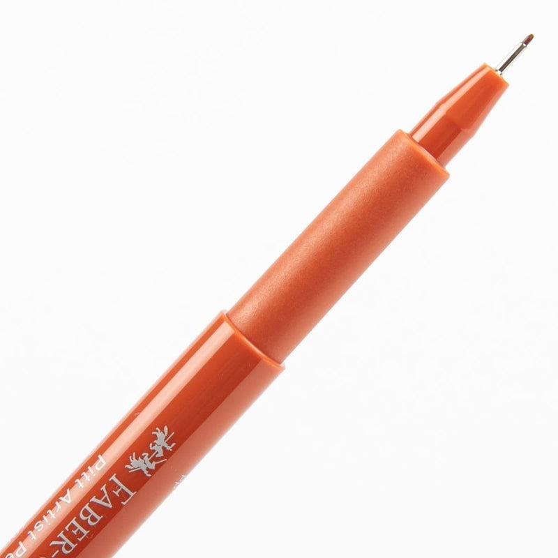 White Smoke Faber Castell Pitt Artist Fineliner Pen  S – 0.3mm  188 Sanguine Pens and Markers