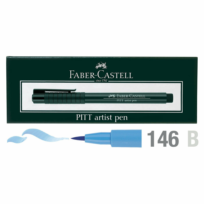 Dark Slate Gray Faber Castell Pitt Artist Brush Pen  146 Sky Blue Brush Pen