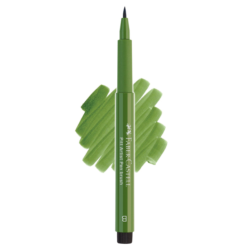 Olive Drab Faber Castell Pitt Artist Brush Pen  174 Chromium Green Opaque Brush Pen