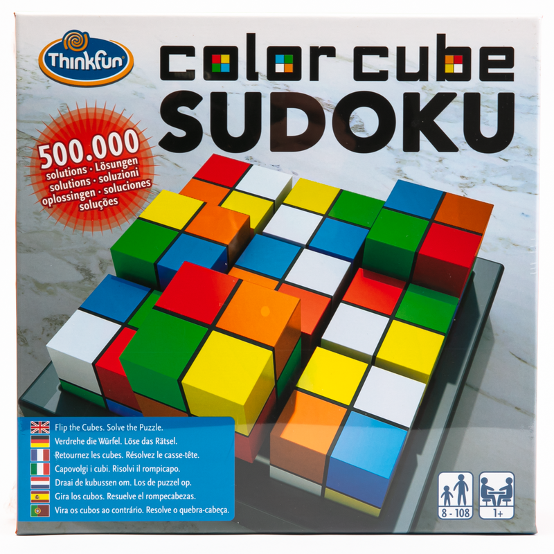 Dark Slate Gray ThinkFun - Color Cube Sudoku Kids Educational Games and Toys