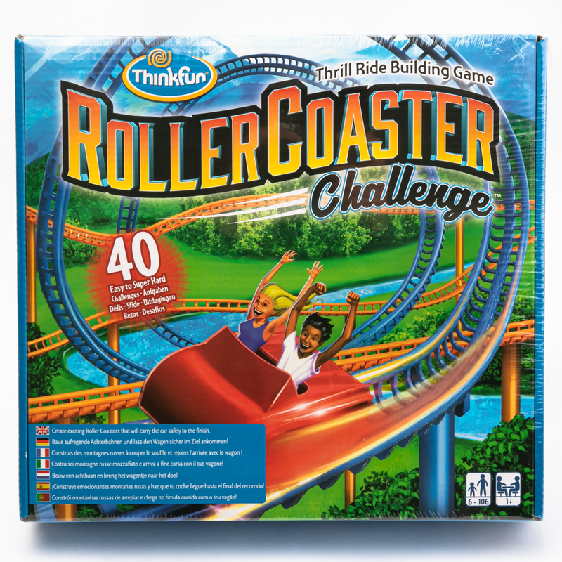 Tan ThinkFun - Roller Coaster Challenge Kids Educational Games and Toys