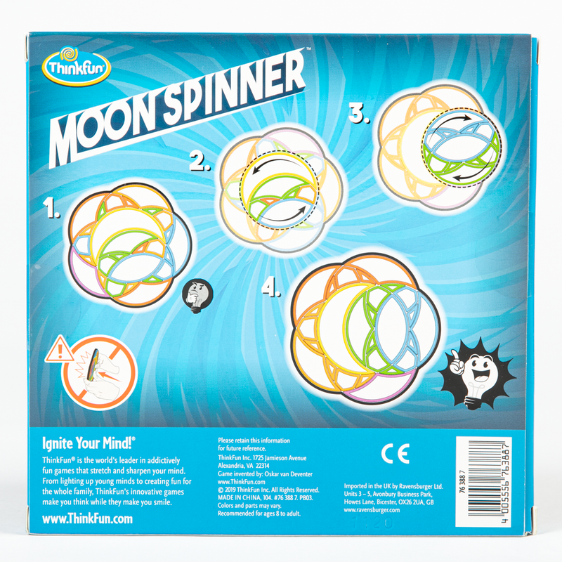 Medium Turquoise ThinkFun - Moon Spinner CDU10 Kids Educational Games and Toys
