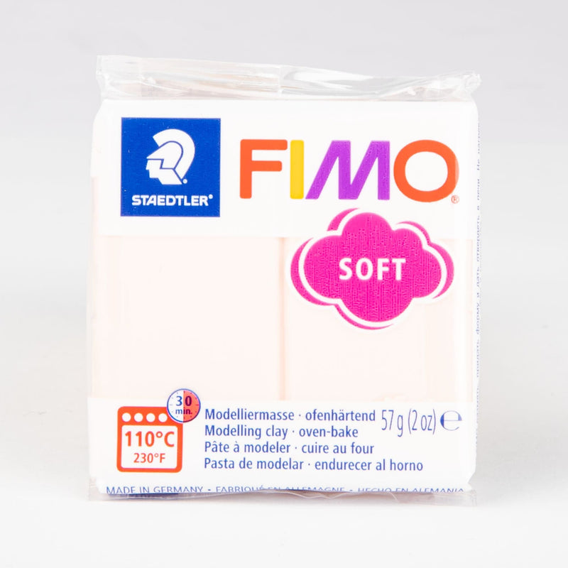 Deep Pink Staedtler Fimo Soft Polymer Clay 56.7g-Light Flesh Polymer Clay (Oven Bake)