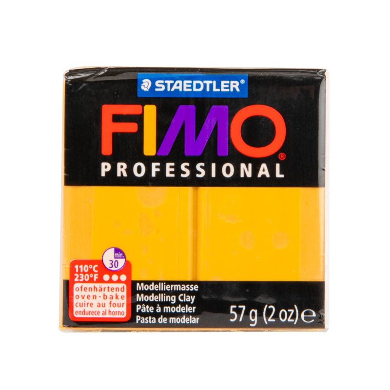 Orange Staedtler Fimo Professional Soft Polymer Clay 56.7g-Ochre Polymer Clay (Oven Bake)