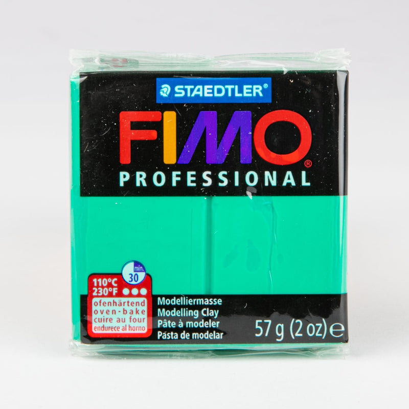 Medium Spring Green Staedtler Fimo Professional Soft Polymer Clay 56.7g-Green Polymer Clay (Oven Bake)
