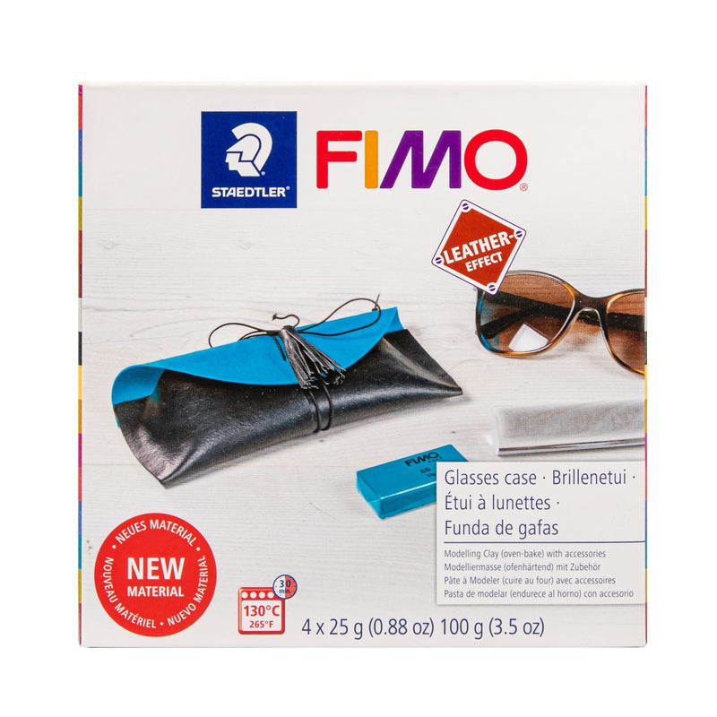 Light Sea Green Staedtler Fimo Leather Effect Kit-Glasses Case Polymer Clay (Oven Bake)