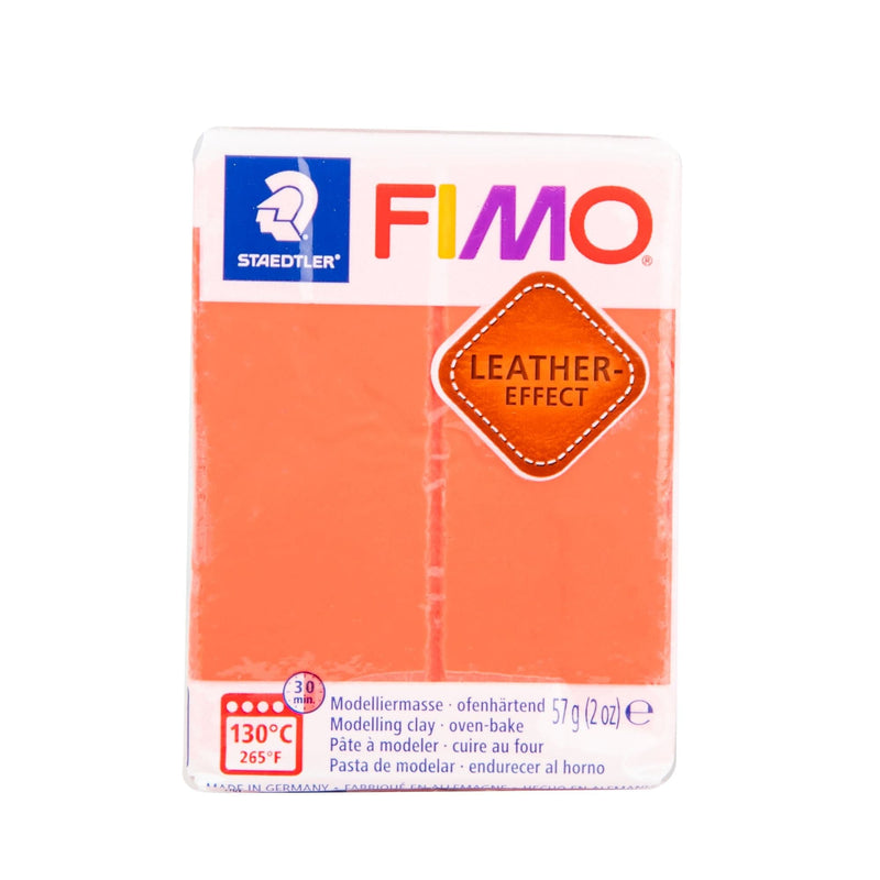 Coral Staedtler Fimo Leather Effect Polymer Clay 56.7g-Watermelon Polymer Clay (Oven Bake)