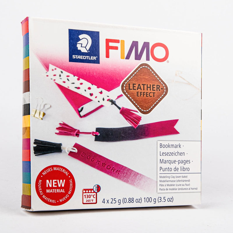 Medium Violet Red Staedtler Fimo Leather Effect Kit-Bookmarks Polymer Clay (Oven Bake)