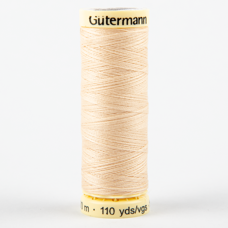 Beige Gutermann Sew-All Polyester Sewing Thread-005 Flesh 100m Sewing Threads