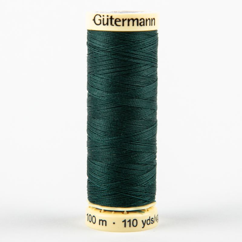 Dark Slate Gray Gutermann Sew-All Polyester Sewing Thread-018 Dark Ultra Teal 100m Sewing Threads