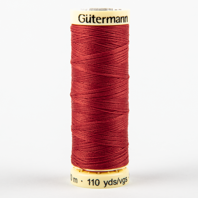 White Smoke Gutermann Sew-All Polyester Sewing Thread 100mt - 026 - Dark Red Sewing Threads