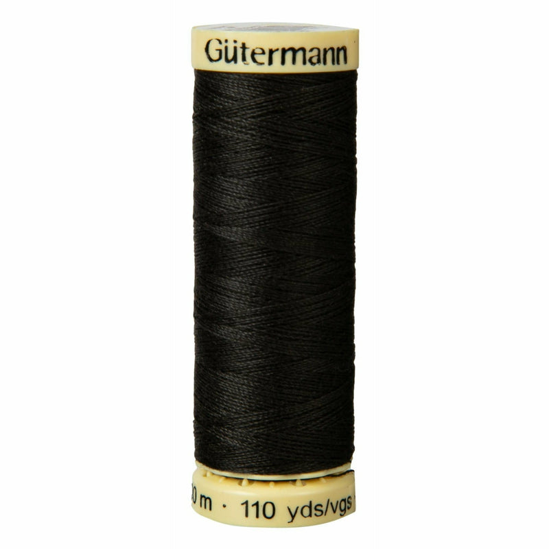 Tan Gutermann Sew-All Polyester Sewing Thread 100mt - 036 - Dark Iron Grey Sewing Threads
