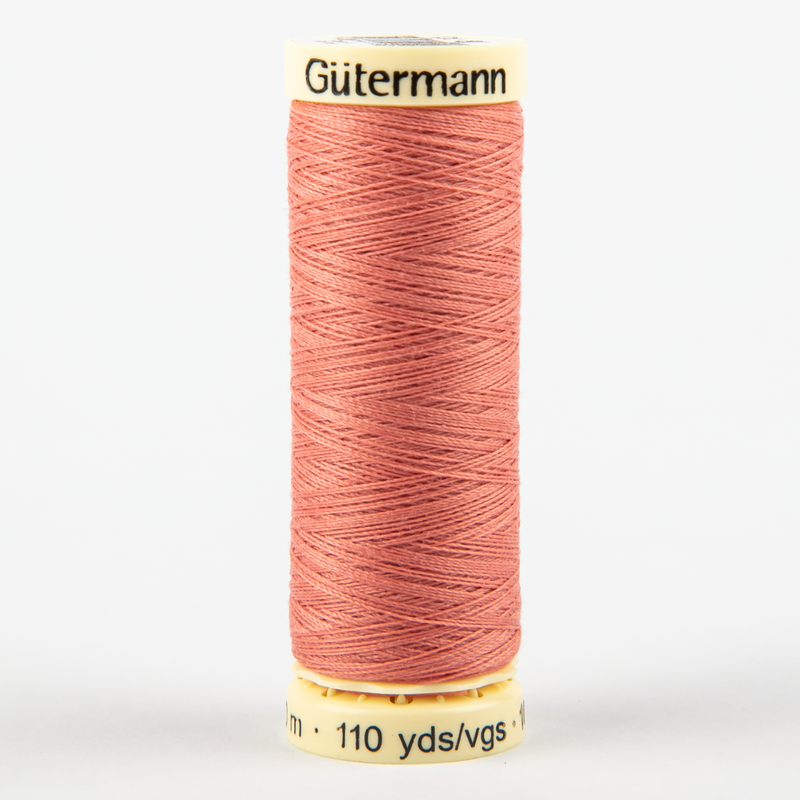Misty Rose Gutermann Sew-All Polyester Sewing Thread 100mt - 080 - Dusty Salmon Sewing Threads