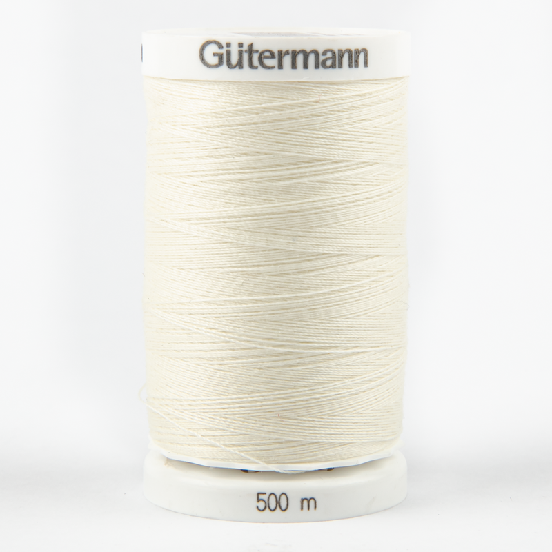 Beige Gutermann Sew-All Polyester Sewing Thread 500mt - 1 - Sewing Threads
