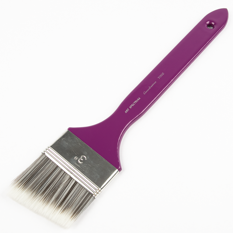 Maroon Art Spectrum Brush Grandissimo - Slanted Long Handle Size - 75mm Paint Brushes