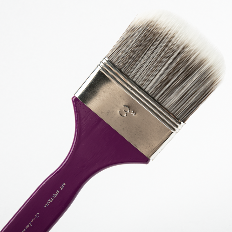 Dark Slate Gray Art Spectrum Brush Grandissimo - Rounded Long Handle Size - 75mm Paint Brushes