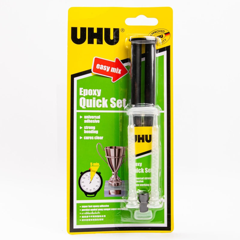 Dark Olive Green UHU Epoxy Quick Set Syringe Glues