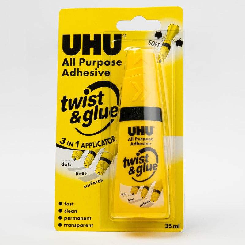 Beige UHU Twist & Glue 35ml Glues