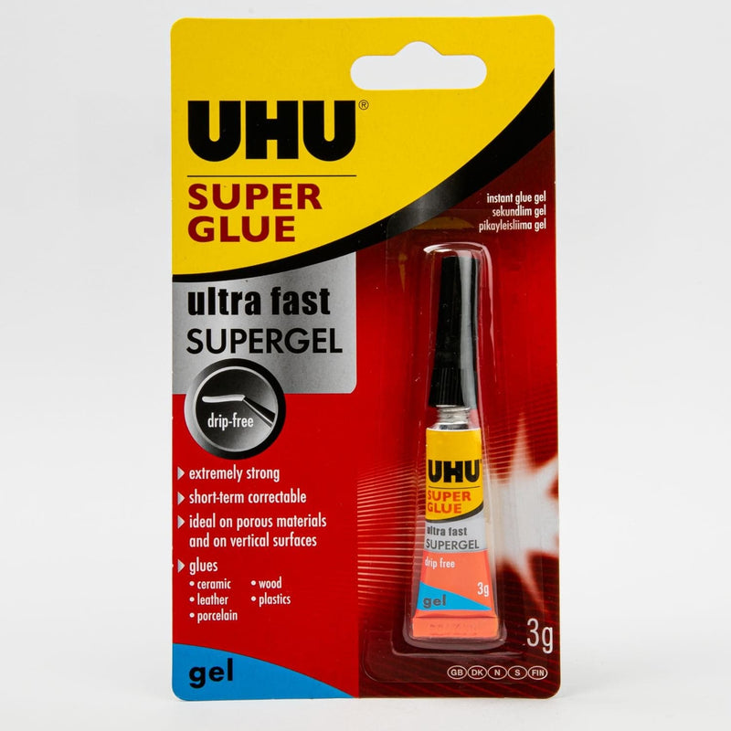 Lavender UHU Super Glue Ultra Fast Gel 3ml Glues