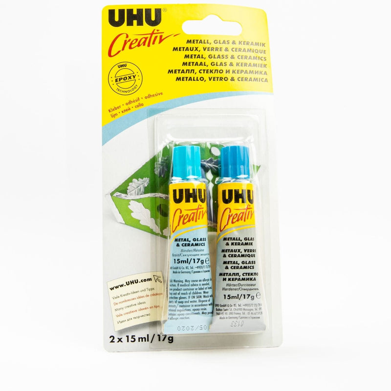 White Smoke UHU Creativ' Metal, Glass & Ceramics 15ml Glues