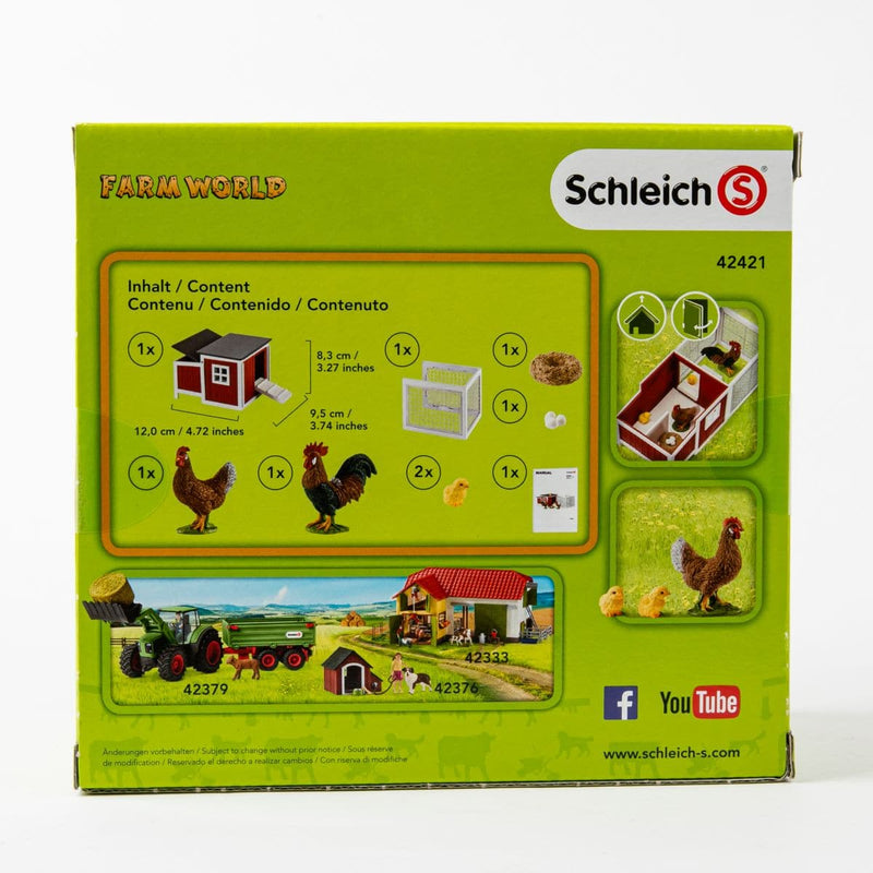 Dark Goldenrod Schleich - Chicken coop Kids Art and Craft