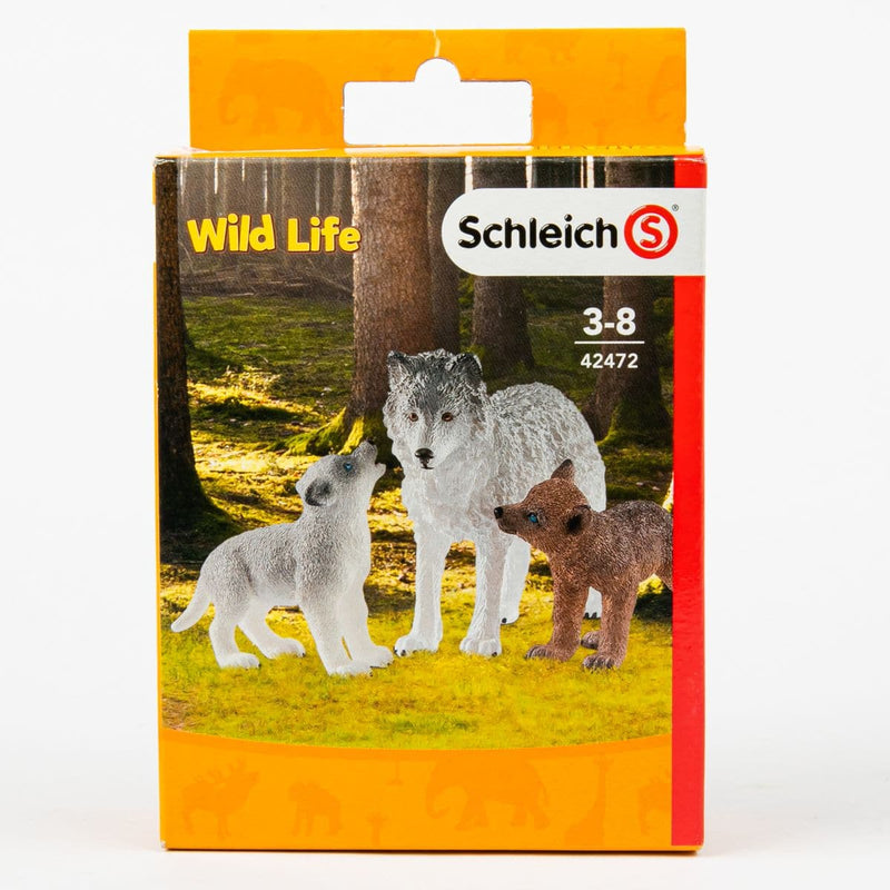 Dark Olive Green Schleich - Shiba Inu mother and puppy Kids Educational Games and Toys