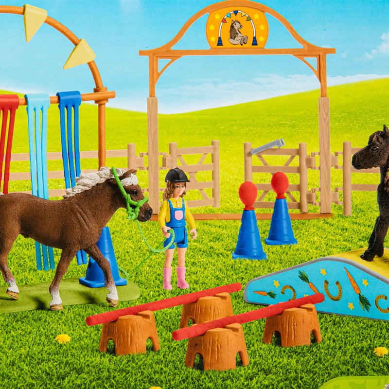 Goldenrod Schleich - Pony agility training Kids Art and Craft