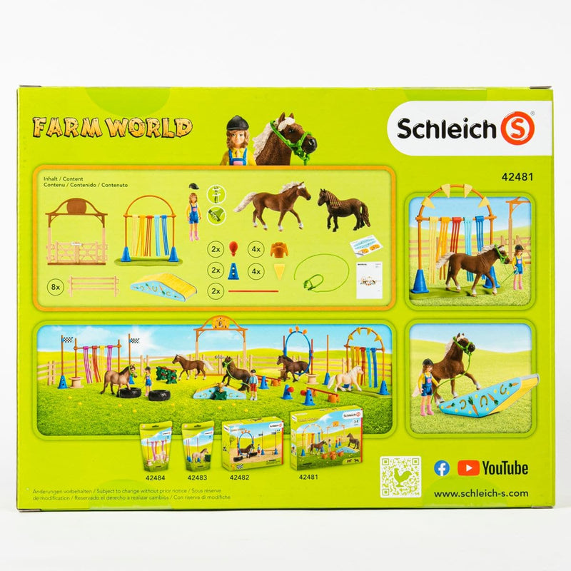 Goldenrod Schleich - Pony agility training Kids Art and Craft