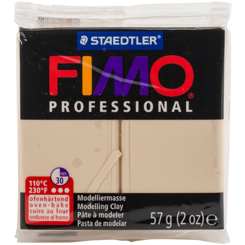 Tan Staedtler Fimo Professional Soft Polymer Clay 56.7g-Champagne Polymer Clay (Oven Bake)
