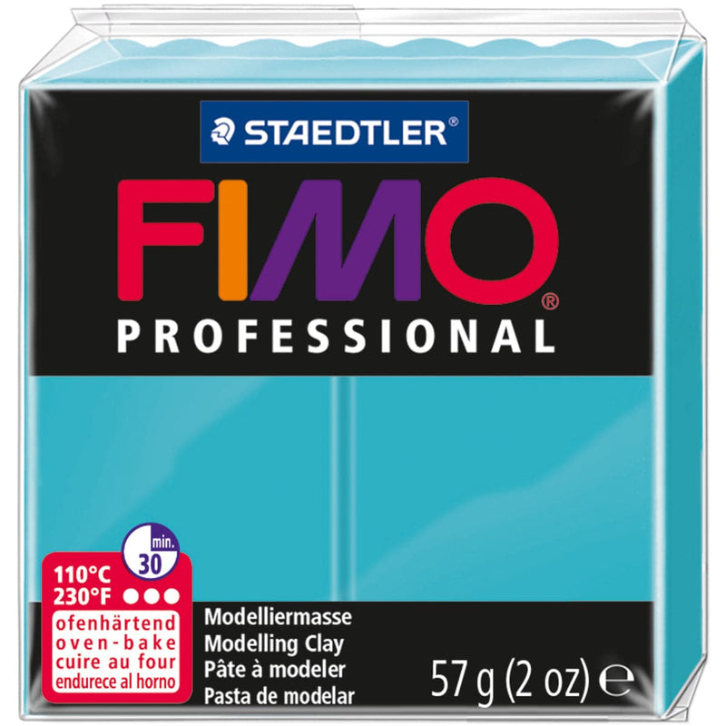Light Sea Green Staedtler Fimo Professional Soft Polymer Clay 56.7g-Turquoise Polymer Clay (Oven Bake)