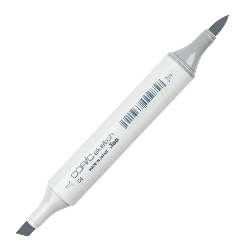 Light Gray Copic Sketch Marker Cool Gray 6 C-6 Pens and Markers