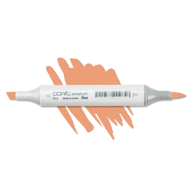 Light Gray Copic Sketch Marker Light Suntan E13 Pens and Markers