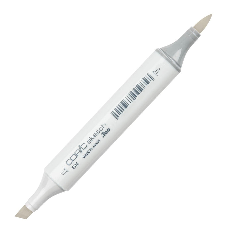 Light Gray Copic Sketch Marker Brick White E40 Pens and Markers
