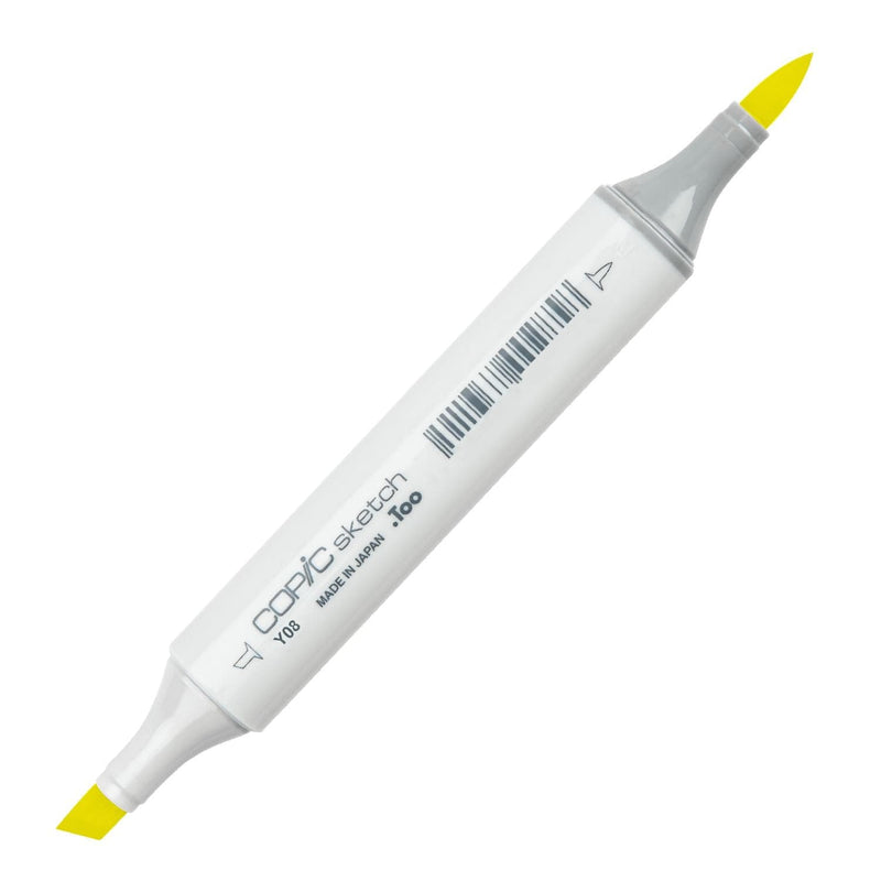 Light Gray Copic Sketch Marker Acid Yellow Y08 Pens and Markers